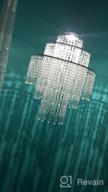 картинка 1 прикреплена к отзыву Gold Acrylic Chandelier Shade With Crystal Beads And 3 Tiers - Perfect For Bedroom, Wedding, Or Party Decoration - 12.6" Diameter от Evan Roberts