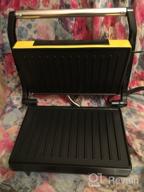 img 2 attached to Sandwich maker Kitfort KT-1609 Panini Maker, red review by Aneta Zubrzycka ᠌