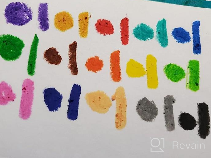 img 1 attached to Arteza Twistable Gel Crayons For Kids - 36 Count Washable Jumbo Crayons For School Supplies, Classrooms, Students And Teachers review by Joseph Elvis
