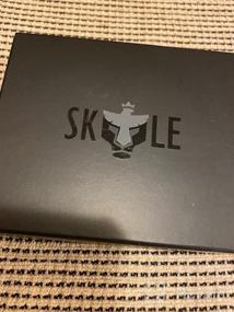 img 5 attached to SKYLE Men's Bifold Wallet 11.5x9.5x2 - Stylish Men's Accessory for Enhanced SEO