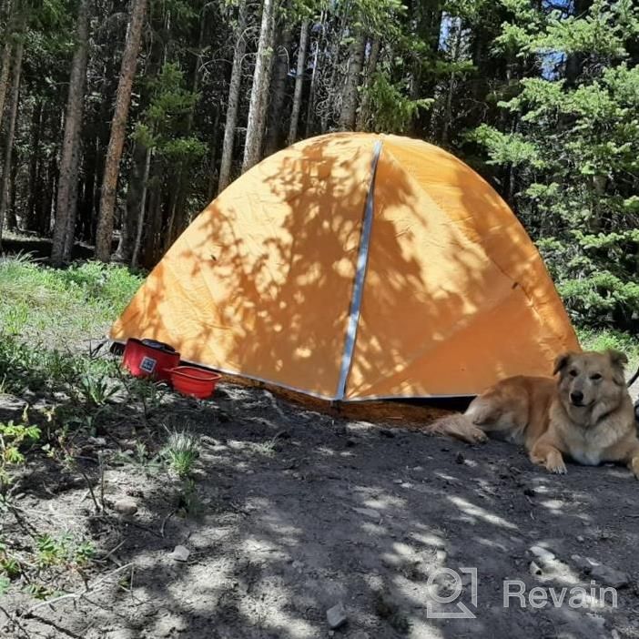 img 1 attached to Bessport Camping Tent: Easy Setup Lightweight Backpacking Tent For 3-4 Seasons, Waterproof & Windproof - Ideal For 2-4 Persons Hiking, Mountaineering And Travel Outdoor Adventures review by Brandon Mercado