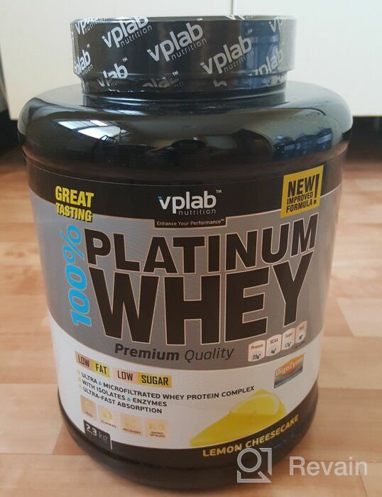 img 1 attached to Protein vplab 100% Platinum Whey, 750 gr., strawberry-banana review by Adam Kulesza ᠌