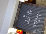img 1 attached to 📝 Gelibo One Sided Letter Board: 750 Precut White & Gold Letters, Wall & Tabletop Display, Organizer Bag review by Micheal Chaplain