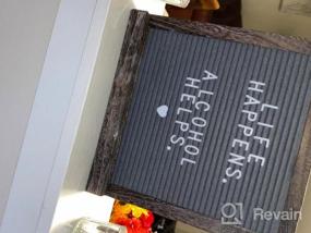 img 6 attached to 📝 Gelibo One Sided Letter Board: 750 Precut White & Gold Letters, Wall & Tabletop Display, Organizer Bag