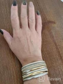 img 6 attached to Emibele Layered Leather Bracelet, Rivet Leopard Print Bohemian Style Multilayer Wrap Bracelet, Handmade Agate Chakra Crystal Glass Beaded Shell Bracelet For Women