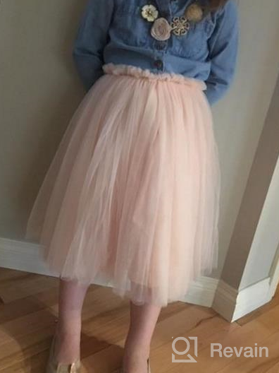 img 1 attached to Flofallzique Tulle Dancing Toddler Clothes: Girls' Clothing with Skirts & Skorts – Delightful Collection for Little Dancers review by Kelvin Ward