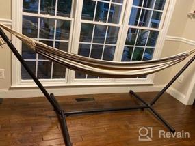 img 7 attached to 2-Person 9Ft Heavy Duty Steel Hammock Stand W/ Portable Carrying Bag - Perfect For Indoor & Outdoor Use!