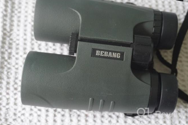 img 1 attached to BEBANG Binoculars 10X42 HD Professional With BAK4 Prism FMC Lens For Adults, Ideal For Bird Watching And Hunting, Includes Smartphone Adapter, Tripod Mounting Adapter, And Harness Strap review by Jeff Rothstein