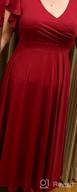 img 1 attached to Stylish Wedding Guest Dresses For Women 2023: V-Neck Midi Rehearsal Dinner Long Dress By Asvivid For Spring And Summer review by Jennifer Davis