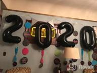 img 1 attached to 40 Inch Large Reusable Foil Number Balloons For 1St, 2Nd, 10Th, 12Th, 20Th, 21St & 22Nd Birthday Decorations - Blue review by Sean Castator