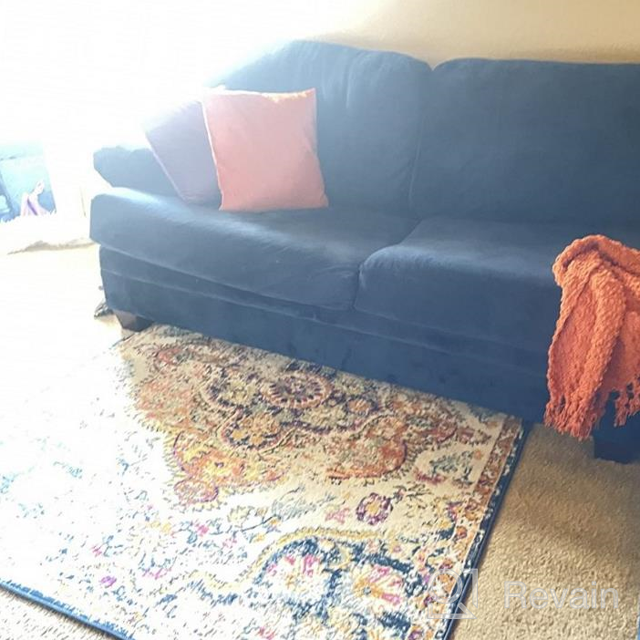 img 1 attached to Add A Bohemian Flair To Your Space With Rugshop'S Vintage Distressed Area Rug - 5' X 7' Multi review by Mack Cruz