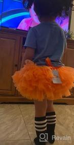 img 8 attached to Adorable Fluffy Tutu Skirt With Diaper Cover For Baby Girls By Slowera