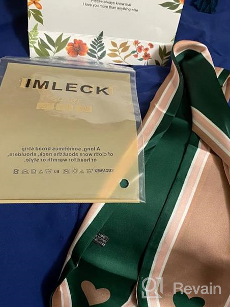 img 1 attached to 👧 IMLECK Slim Ribbon Neck Scarf Headbands: Accessories for Girls' Fashion and Style review by Ryan Rodriguez