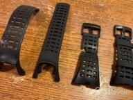 img 1 attached to Picowe 2018 New Suunto Watch Band Strap, Soft Rubber Watchbands Replacement Kits, Watch Accessories For Suunto Ambit 1/2/2S/2R/3Sport/3Run/3PEAK review by Antonio Edan