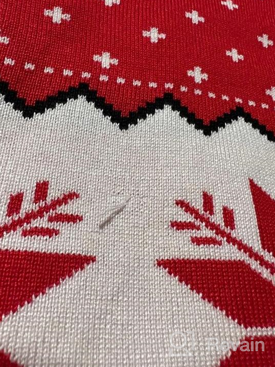 img 1 attached to LYHNMW Women'S Christmas Sweater With Snowflakes And Reindeer Design, Long Sleeves, And Knit Fabric For Holiday Pullover Tops review by Adam Whittaker