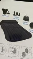 img 1 attached to QDH SUV Air Mattress: Thickened Car Bed For Comfort & Convenience - Portable Inflatable With Air-Pump - Camping Blow Up Mattress (Blue/Black) review by Stephen Good