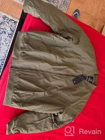 img 6 attached to Warm And Stylish: TBMPOY Men'S Quilted Bomber Jackets For Winter Fashion