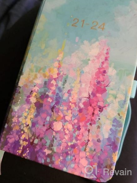 img 1 attached to 🖌️ 2023-2025 Pocket Planner/Calendar - Monthly with 63 Notes Pages, 3 Year Planner, Inner Pocket, Pen Holder - Painting Oil review by Darby Perkins