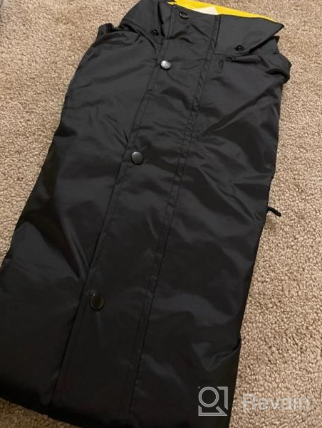 img 1 attached to Stay Dry In Style With Ourcan Men'S Waterproof Hooded Rain Gear For Fishing And More review by Alex Reunion