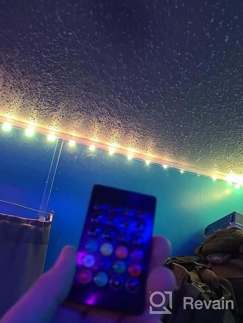 img 1 attached to 🎄 Enhance your Decor with HOMEYA Color Changing Fairy Lights: Remote & APP Control, Music Sync, Timer & more - 33ft 100 LED Christmas String Lights in 8 Colors and 10 Modes, Waterproof for Outdoor & Indoor Decorations review by Corey Owens