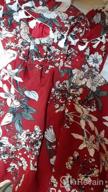 картинка 1 прикреплена к отзыву Цветочные платья из шифона для мамы и дочери с бантом-руфлями: идеальные совпадающие наряды для пляжа, с короткими рукавами от Brandon Carraway