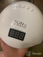 img 1 attached to 💅 Efficient SUNone 48W LED-UV Nail Dryer Lamp in Classic White review by Riko Doi ᠌