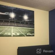 img 1 attached to Football Stadium Field Light Night Soccer Turf Home Decor Wall Tapestry 60X80 Inches review by Justin Ritter