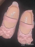 img 1 attached to Charming Pearl Adorned Mary Janes For Little Girls' Wedding And Party Looks review by Krystal Barnes