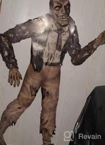 img 2 attached to 6-Foot Jointed Zombie Figurine By Beistle For Party Decoration