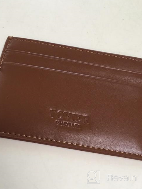 img 1 attached to Genuine Leather Window Card Men's Accessories Wallet by TOVIER - Wallets, Card Cases, and Money Organizers review by David Hansen