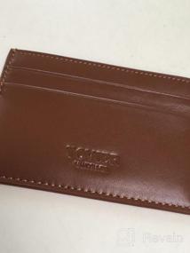 img 3 attached to Genuine Leather Window Card Men's Accessories Wallet by TOVIER - Wallets, Card Cases, and Money Organizers