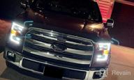 img 1 attached to Enhanced Performance AlphaRex PRO-Series Black LED Tube Dual Projector Headlights For 2015-2017 Ford F150 Halogen Type With Switchback DRL, Sequential Signal, And Activation Light review by Lucas Salgado