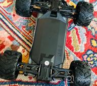 img 1 attached to Experience Thrilling Off-Road Adventures With HAIBOXING 1:18 Scale RC Car 18868 – High-Speed Waterproof All Terrain Truck For Kids And Adults. Two Batteries Provide 40 Minutes Of Non-Stop Playtime! review by Ashley Jones