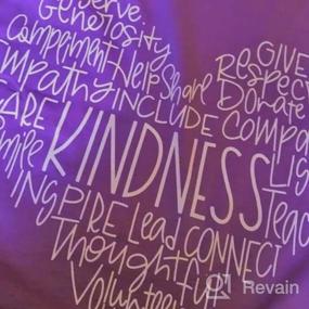 img 5 attached to Inspiring Womens' Heart Graphic Tees - Short Sleeve Casual Kindness Shirts For Summer, Cute And Motivational