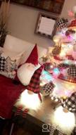 img 1 attached to HAUMENLY Swedish Christmas Gnome Lights, Scandinavian Tomte With Legs, 6 Hours Timer, Holiday Home Party Decoration (A) - Pack Of 2 review by Mike Ramani