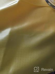 img 6 attached to Темно-фиолетовый атласный шарф с квадратным вырезом для женщин - Шелковистая накидка для волос, Шелковый платок из ленты, Идеально подходит для клубной вечеринки и аксессуара для сумочки - Размер 23