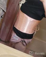 img 1 attached to Zhitunemi Plus Size Satin Underbust Corset: A Stunning Solution For Waist Training And Bust Enhancement review by John Twardowski