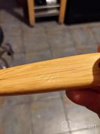 img 1 attached to Bamboo Wooden Slotted Spoon - Handcraft Kitchen Utensil For Cooking & Serving Food review by Hector Szymczak