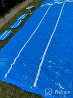 картинка 1 прикреплена к отзыву 20Ft Extra Long Jasonwell Water Slide Slip N Slide With Sprinkler, 3 Bodyboards For Kids & Adults - Perfect Summer Outdoor Splash Toy For Backyard Games And Water Play от Ronald Wheeler