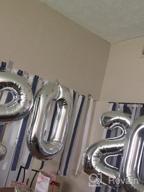 картинка 1 прикреплена к отзыву Long-Lasting Blue Number Balloons For Milestone Birthdays – Reusable 40 Inch Foil Decorations от Michael Tarlue