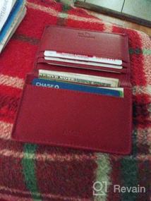 img 7 attached to Travel-Safe Leather Wallets: Men's Card Cases and Money Organizers with Blocking Technology