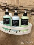 img 1 attached to Segbeauty Refillable Shower Bottles Set Of 3 - 16.9Oz/500Ml With Labels, Plastic Soap Lotion Dispensers For Shampoo, Conditioner, Body & Hand Soap In Gray, Ideal For Use In Bathrooms And Hotels review by Ricardo Anderson