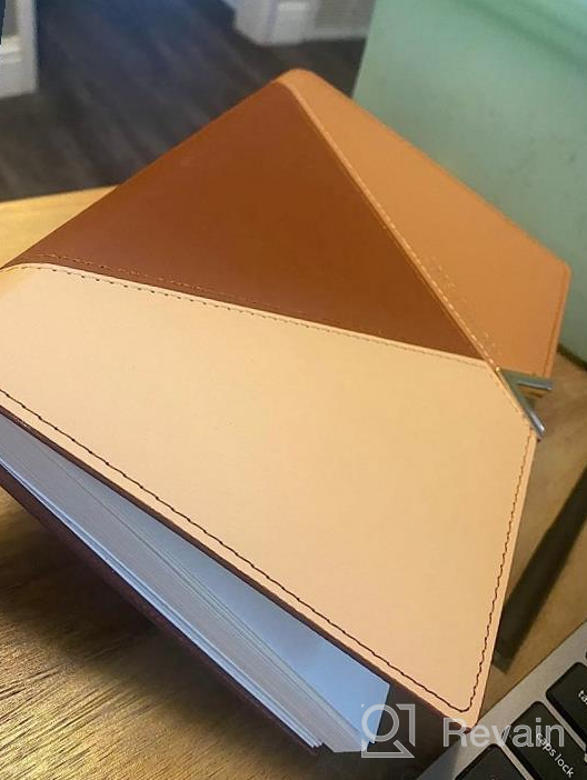 img 1 attached to 2023 CAGIE Planner: Light Blue Leather Agenda For Women With Weekly/Monthly Pages, Expense Tracker & Habit Tracker review by Damian Grotting