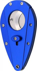 img 2 attached to Xikar Xi1 Blue Double Guillotine Cigar Cutter With 440C Stainless Steel Blades, Rockwell HRC 57 Rating, Suitable For 54-60 Ring Gauge Cigars