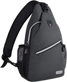 img 4 attached to Versatile And Convenient: MOSISO Rope Sling Backpack For Hiking, Travel, And Everyday Use For Up To 13-Inch Devices