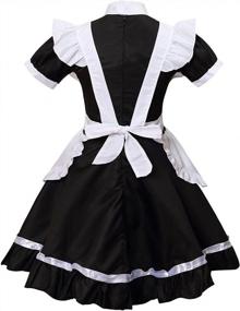 img 1 attached to Plus Size Anime Maid Costume With Cat Ears, Apron, And Cosplay Dress For Halloween - GRAJTCIN Women'S