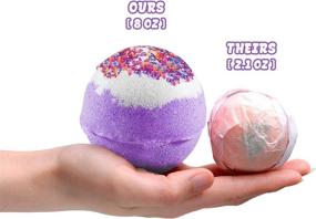 img 1 attached to Magical Unicorn Bubble Bath Bomb With Necklace Inside: All-Natural, Extra Large Bath Ball In Giftable Box For Sensitive Skin – Perfect For Easter, Birthdays, Mother'S Day, And Christmas!