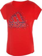 adidas girls short sleeve t shirt girls' clothing : active logo