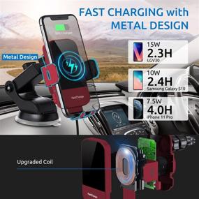 img 3 attached to Wireless Car Charger Car Electronics & Accessories better for Car Electronics Accessories