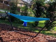 img 1 attached to Ultra-Light Camping Hammock By AnorTrek With Tree Straps - Portable Parachute Nylon Hammock For Solo Or Double Use, Ideal For Hiking, Backpacking, And Travel review by Brad Fleming